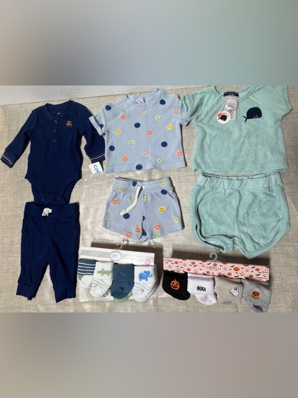 Bundle Baby Clothes Sets and socks for Baby Boy